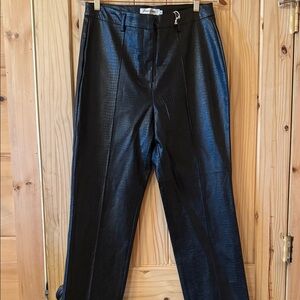 Black Straight Leg Women's Pants